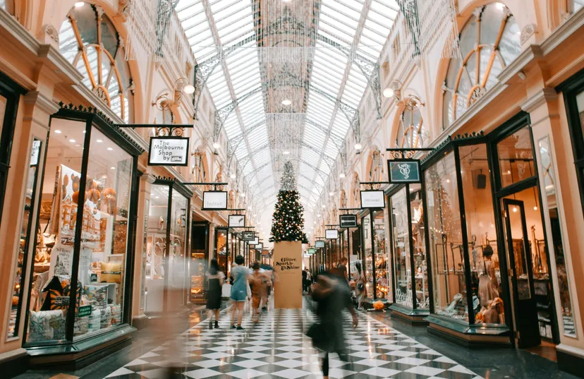 centre commercial noël