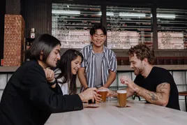 people in a bar